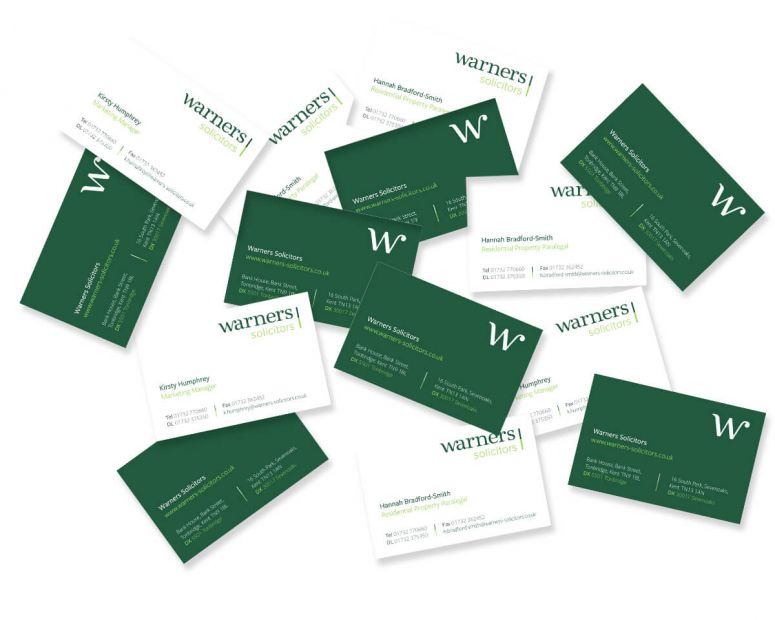 Warners Business Cards